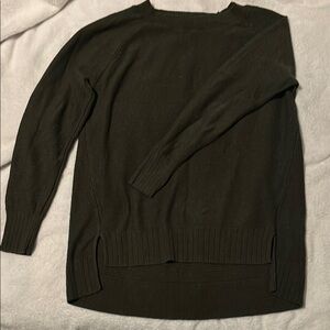 Old Navy Green Crew Neck Sweater with Knitted Texture